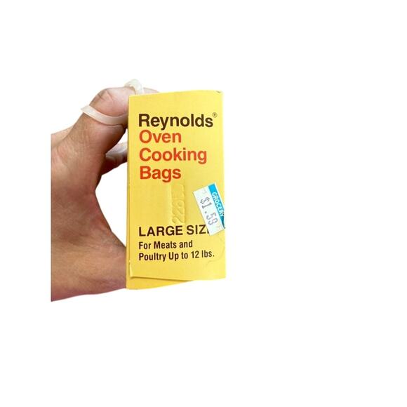 NEW UNOPENED!! Vintage Box Of Reynolds Oven Cooking Bags 2 Large Paper Goods‎ - Picture 4 of 5